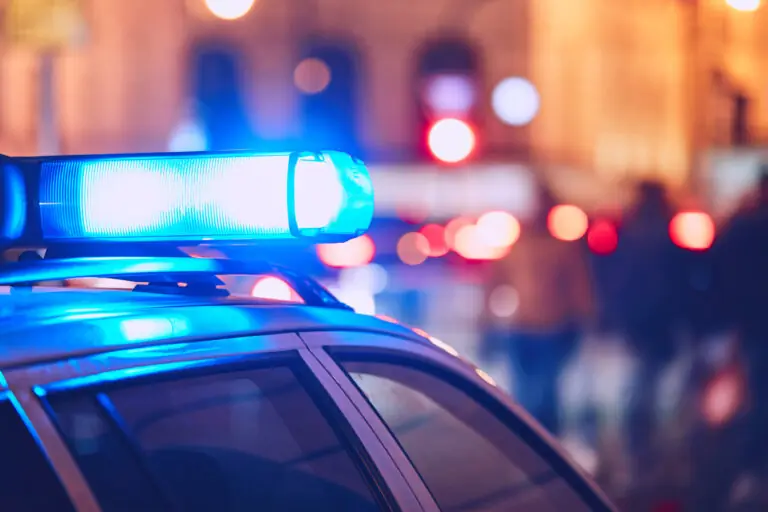 a police car in Bradenton & sarasota illustrating misdemeanor and felony crimes